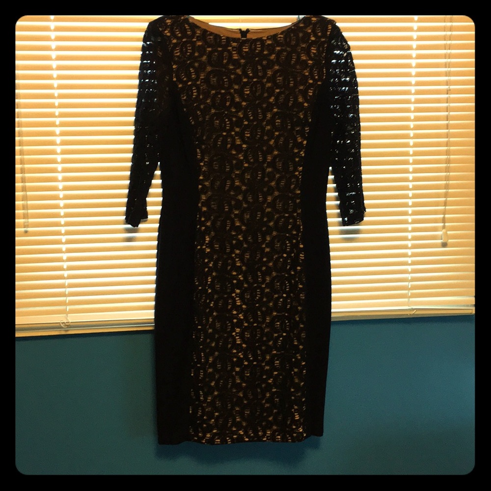 Anne Klein dress, Black mid length dress
